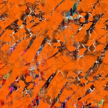 Colorful abstract pattern for textile and design 库存插图