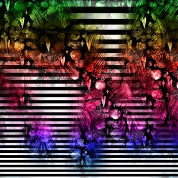 Colorful abstract pattern for textile and design Illustrazione stock