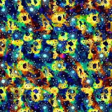 Colorful abstract pattern for textile and design Illustrazione stock