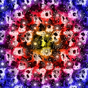 Colorful abstract pattern for textile and design イラスト素材