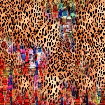 Colorful abstract pattern for textile and design Stock Illustration