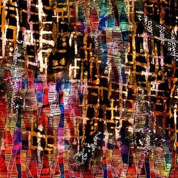Colorful abstract pattern for textile and design Illustrazione stock