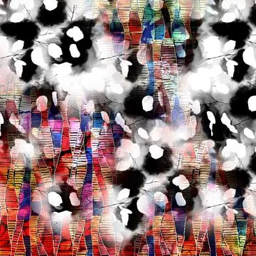 Colorful abstract pattern for textile and design 스톡 일러스트