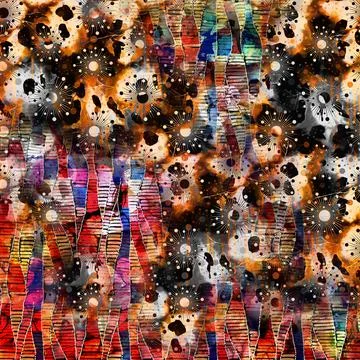 Colorful abstract pattern for textile and design 스톡 일러스트