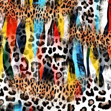 Colorful abstract pattern for textile and design Stock Illustration