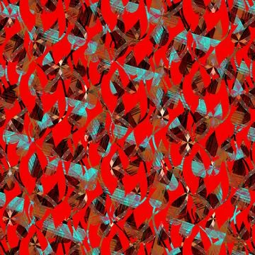 Colorful abstract pattern for textile and design Illustrazione stock