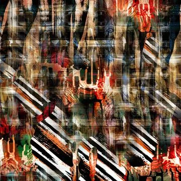 Colorful abstract pattern for textile and design 스톡 일러스트