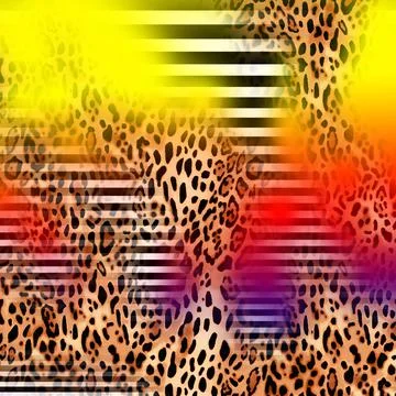 Colorful abstract pattern for textile and design Stock Illustration