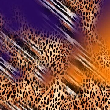 Colorful abstract pattern for textile and design 库存插图