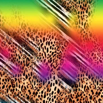 Colorful abstract pattern for textile and design Illustrazione stock