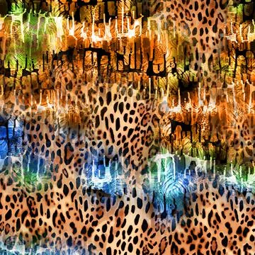 Colorful abstract pattern for textile and design Illustrazione stock