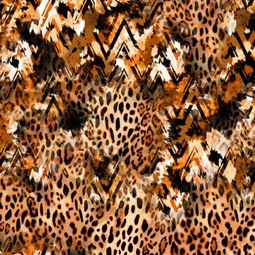 Colorful abstract pattern for textile and design 库存插图