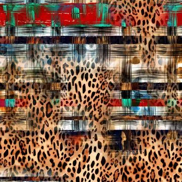 Colorful abstract pattern for textile and design 스톡 일러스트