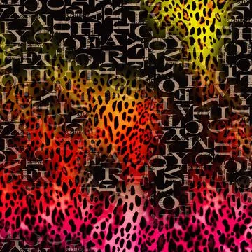 Colorful abstract pattern for textile and design 库存插图