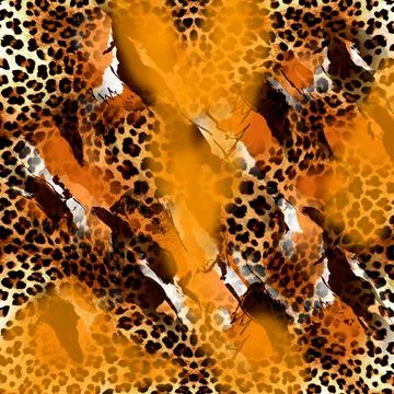 Colorful abstract pattern for textile and design Illustrazione stock