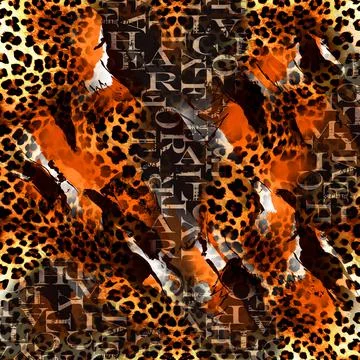Colorful abstract pattern for textile and design 库存插图