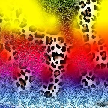 Colorful abstract pattern for textile and design Illustrazione stock