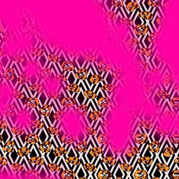 Colorful abstract pattern for textile and design Stock Illustration