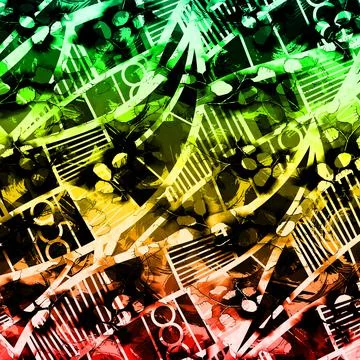 Colorful abstract pattern for textile and design Illustrazione stock