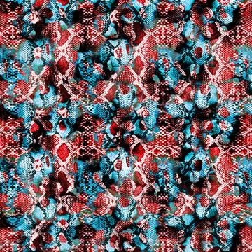 Colorful abstract pattern for textile and design 库存插图