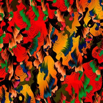 Colorful abstract pattern for textile and design Illustrazione stock