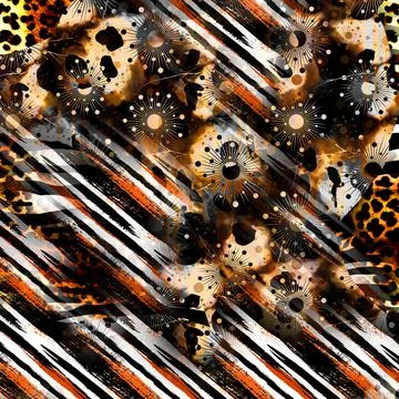 Colorful abstract pattern for textile and design イラスト素材