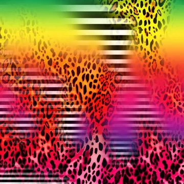 Colorful abstract pattern for textile and design Illustrazione stock