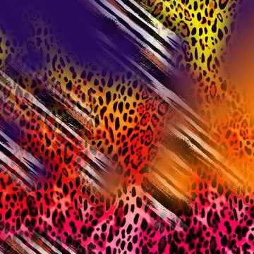 Colorful abstract pattern for textile and design Stock Illustration