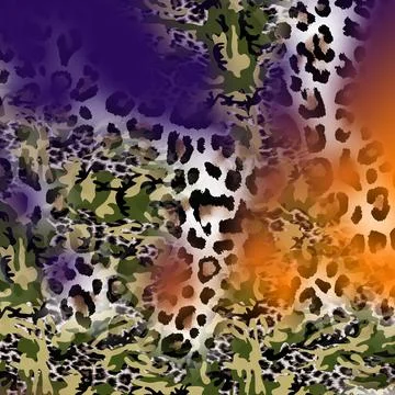 Colorful abstract pattern for textile and design 库存插图