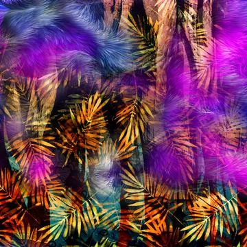 Colorful abstract pattern for textile and design 库存插图