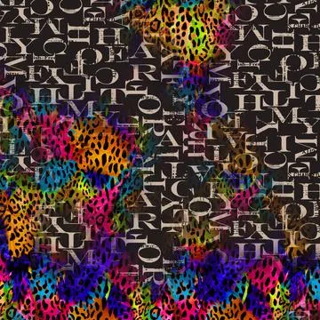 Colorful abstract pattern for textile and design Stock Illustration