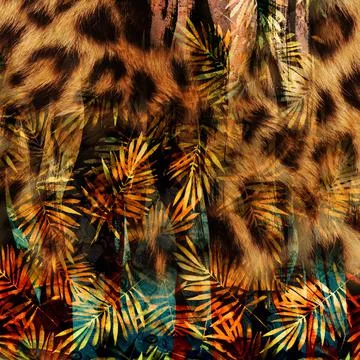 Colorful abstract pattern for textile and design 库存插图