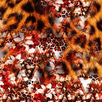 Colorful abstract pattern for textile and design Illustrazione stock