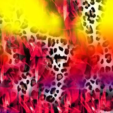 Colorful abstract pattern for textile and design 库存插图