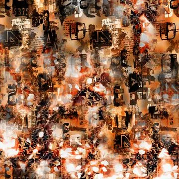 Colorful abstract pattern for textile and design Illustrazione stock