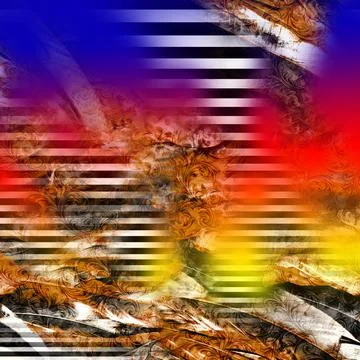 Colorful abstract pattern for textile and design Illustrazione stock