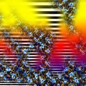 Colorful abstract pattern for textile and design Stock Illustration