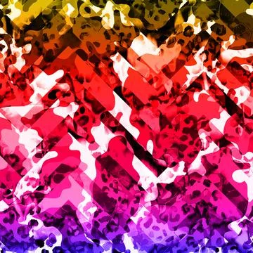 Colorful abstract pattern for textile and design Illustrazione stock