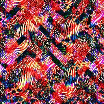 Colorful abstract pattern for textile and design Illustrazione stock