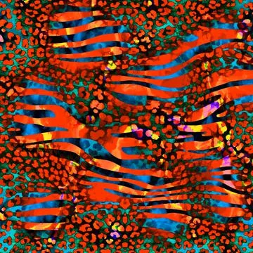 Colorful abstract pattern for textile and design Illustrazione stock