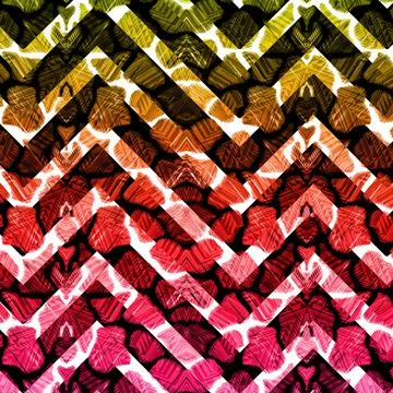 Colorful abstract pattern for textile and design Illustrazione stock