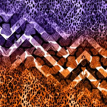 Colorful abstract pattern for textile and design Illustrazione stock