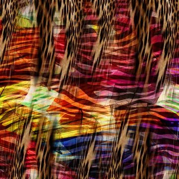 Colorful abstract pattern for textile and design イラスト素材