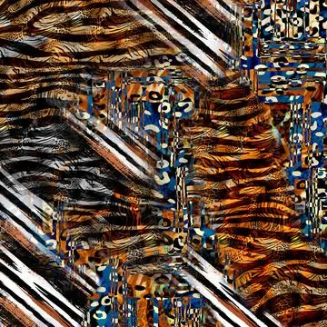 Colorful abstract pattern for textile and design イラスト素材