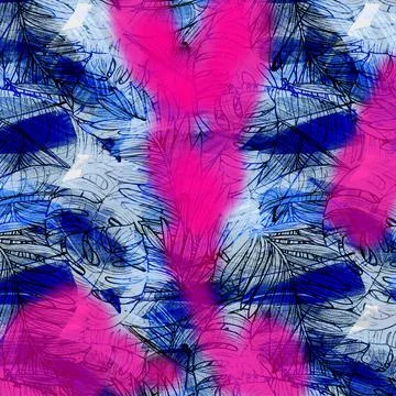 Colorful abstract pattern for textile and design Illustrazione stock