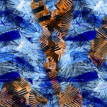 Colorful abstract pattern for textile and design Stockillustratie