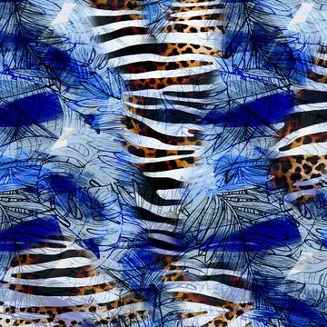 Colorful abstract pattern for textile and design Stock Illustration