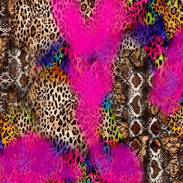 Colorful abstract pattern for textile and design Stock Illustration