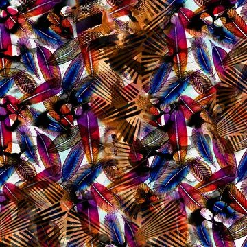 Colorful abstract pattern for textile and design イラスト素材