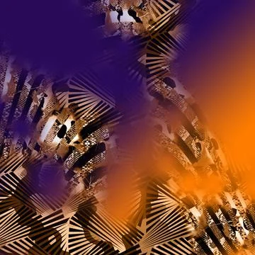 Colorful abstract pattern for textile and design Illustrazione stock